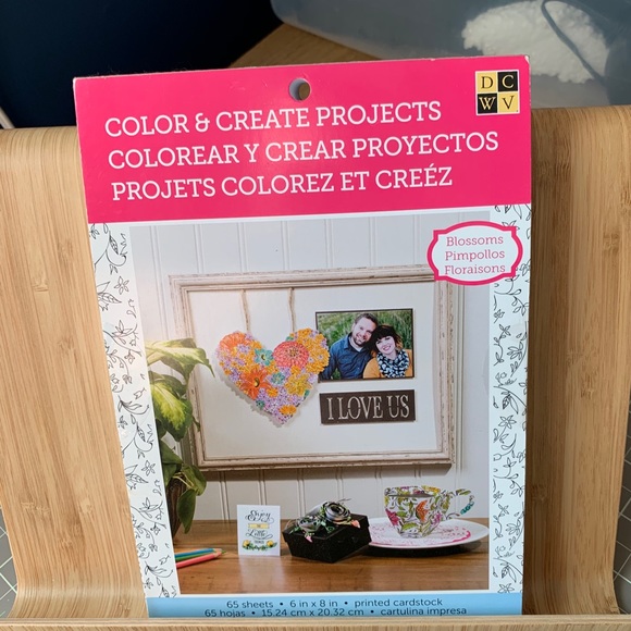 Color and Create Projects - Blossoms Coloring Book